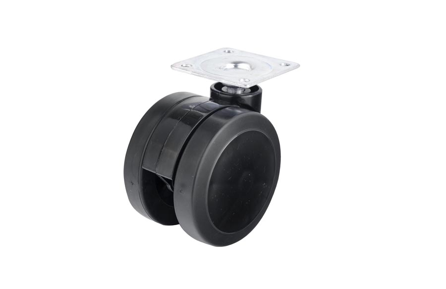 Plastic Thermo Covered Disc Caster In 65mm- Furniture Caster