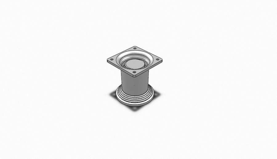 Selcuk Satin Furniture legs, 8cm