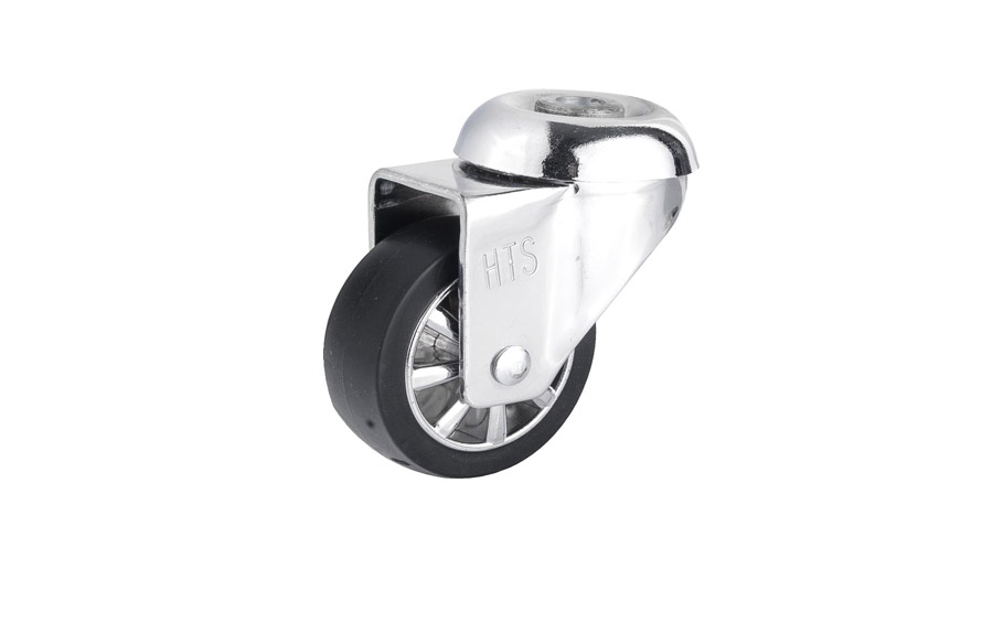 Chrome Pulley With Blank Hole 50*20- Swivel Wheels- Decorative Furniture Casters