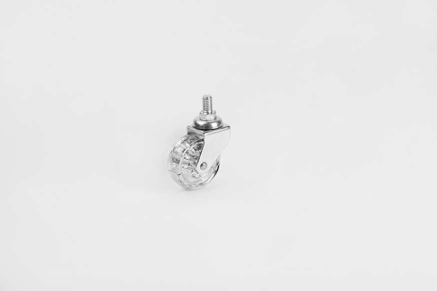 Transparent Pulley Screw Caster In 50*20- Furniture Casters