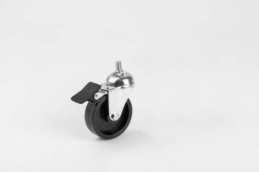 MMB Screw Caster With Brake In 75*25-Furniture Caster