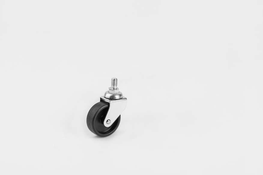 Black Screw Caster In 50*20mm-Swivel Casters-Furniture Caster