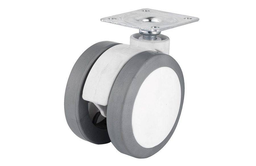 Plastic Thermo Covered With Disc Caster-Furniture Caster