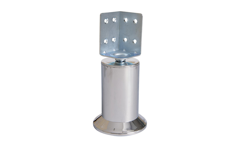 Lion L Corner With Disc 10cm/ Satin Furniture legs 