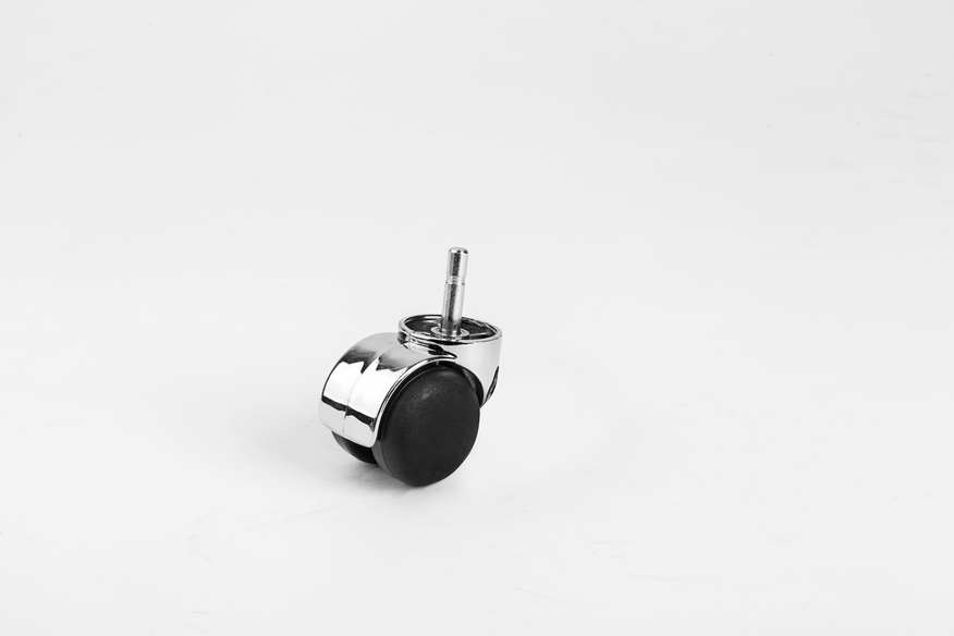 Buro Type Chrome Body Thin Pin Caster- Furniture Caster