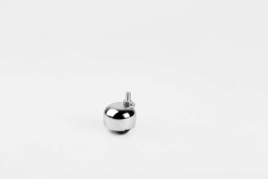 Chrome Plated Jupiter Type Screwed Caster-Furniture Caster