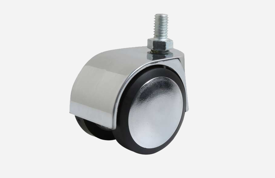 Chrom Covered Screw Swivel Caster- Decorative Furniture wheels