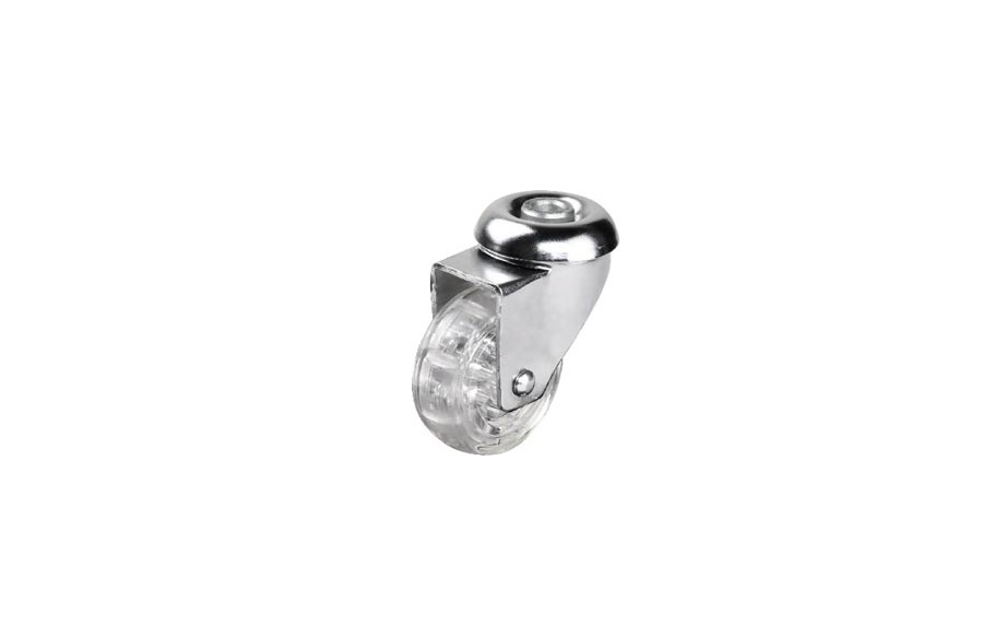 Transparent Pulley Pin Caster In 50*20-Decorative Furniture Casters