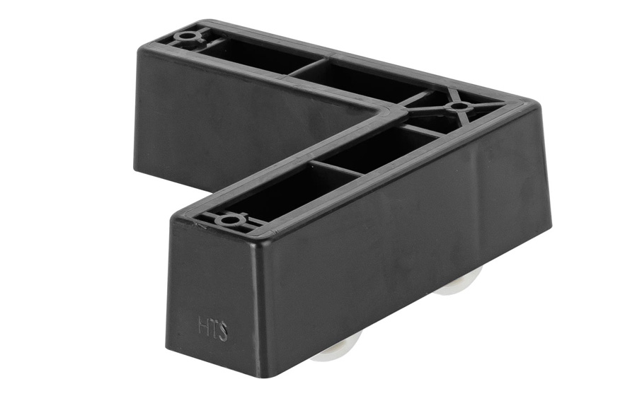 Kale Black Furniture legs With Caster