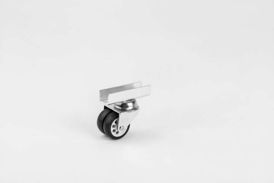 Double Pulley 40mm U Disc Caster-Small Caster-Furniture Caster