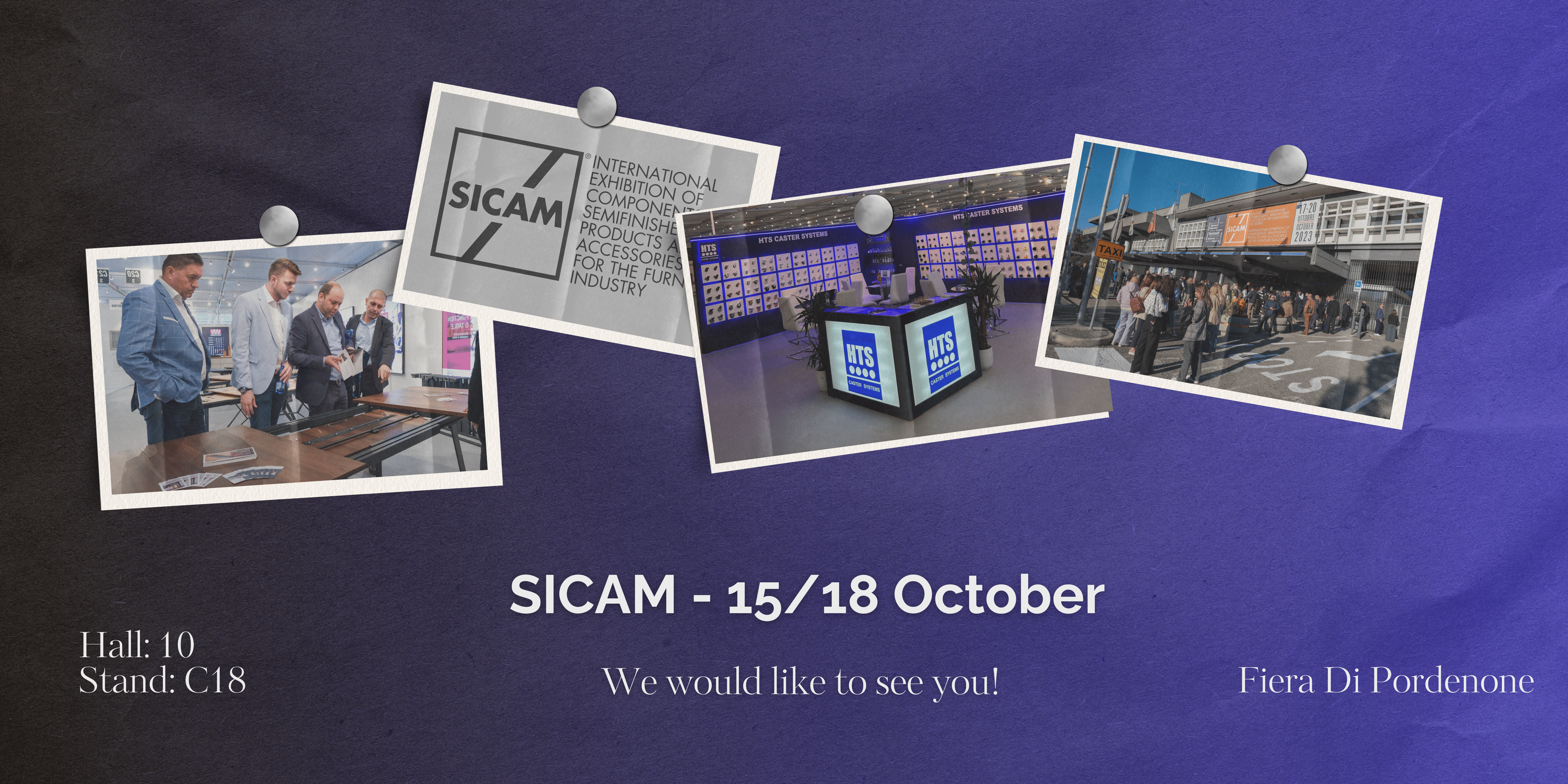 HTS Caster | HTS Caster is Holding The Place in SICAM Fair!